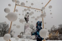 Открытие новогоднего городка на площади Горького в Нижнем Новгороде