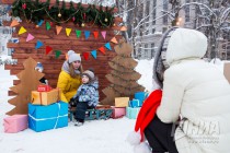 Открытие новогоднего городка на площади Горького в Нижнем Новгороде