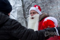 Открытие новогоднего городка на площади Горького в Нижнем Новгороде