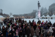 Открытие новогоднего городка на площади Горького в Нижнем Новгороде