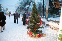 Открытие праздничной площадки Зимовка на Рождественской в Нижнем Новгороде