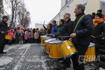 Более трех десятков барабанщиков из Германии выступили в Арсенале
