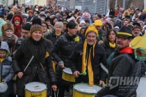 Более трех десятков барабанщиков из Германии выступили в Арсенале