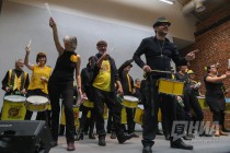 Более трех десятков барабанщиков из Германии выступили в Арсенале