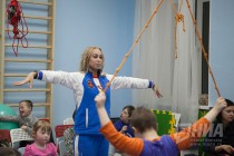 Мастер-класс олимпийской чемпионки по художественной гимнастике Анастасии Максимовой в рамках проекта Звездный Нижний