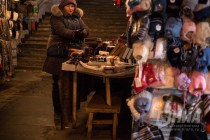 Уличная торговля в районе железнодорожного вокзала в Нижнем Новгороде