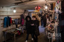 Уличная торговля в районе железнодорожного вокзала в Нижнем Новгороде