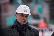 На стадионе Нижний Новгород началась установка внутреннего опорного кольца над трибунами