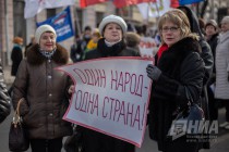 Митинг-концерт в честь воссоединения Крыма с Россией в Нижнем Новгороде