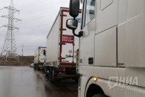 Акция протеста дальнобойщиков против системы Платон в Нижнем Новгороде