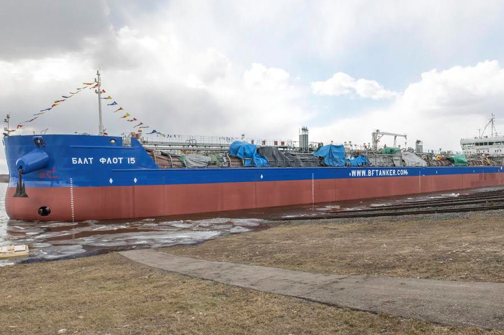 Окская судоверфь построила последнее из пяти судов по контракту с БФ Танкер