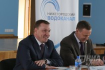 Выездное заседание, посвященное организации приема жидких бытовых отходов Нижегородским водоканалом, очистке стоков и качеству воды сбрасываемой в Волгу