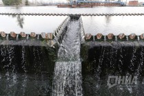 Выездное заседание, посвященное организации приема жидких бытовых отходов Нижегородским водоканалом, очистке стоков и качеству воды сбрасываемой в Волгу