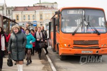 Организованный подвоз участников митинга с предприятий и из районов Нижнего Новгорода