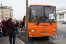 Организованный подвоз участников митинга с предприятий и из районов Нижнего Новгорода