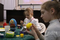 Мастер-класс по росписи страусиных яиц к Пасхе в зоопарке Лимпопо в Нижнем Новгороде