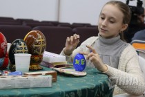 Мастер-класс по росписи страусиных яиц к Пасхе в зоопарке Лимпопо в Нижнем Новгороде