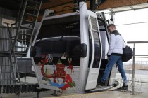 Презентация инновационной технологии оплаты проезда - бесконтактными банковскими картами на Нижегородской канатной дороге