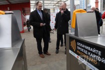 Презентация инновационной технологии оплаты проезда - бесконтактными банковскими картами на Нижегородской канатной дороге