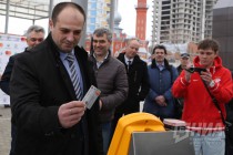 Презентация инновационной технологии оплаты проезда - бесконтактными банковскими картами на Нижегородской канатной дороге