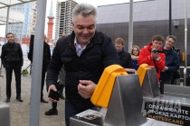 Презентация инновационной технологии оплаты проезда - бесконтактными банковскими картами на Нижегородской канатной дороге