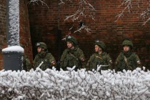 Репетиция парада Победы прошла в Нижнем Новгороде на площади Минина и Пожарского