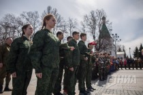 Торжественная церемония открытия городских соревнований Школа безопасности Зарница – 2017