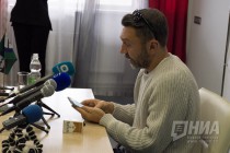 Пресс-конференция лидера группы Ленинград Сергея Шнурова в Нижнем Новгороде