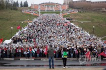 Акция Бессмертный полк прошла в Нижнем Новгороде