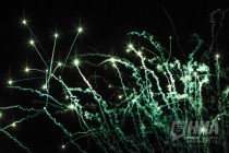 Праздничный фейерверк в День Победы в Нижнем Новгороде