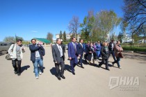 Выездное заседание Клуба парламентских журналистов при  ЗС НО в Княгининском районе