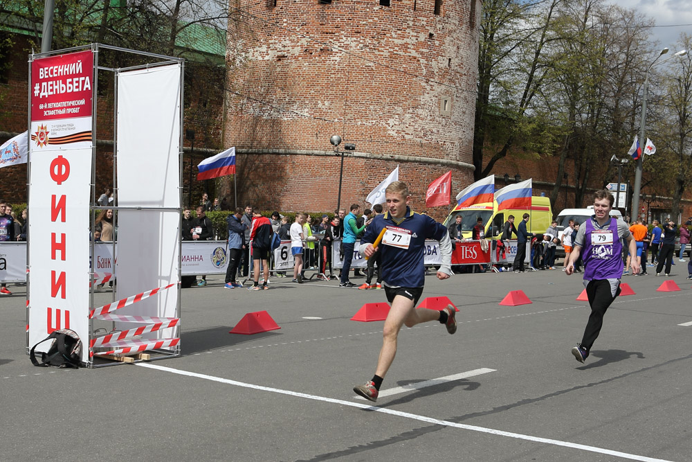 Более 2,5 тысяч нижегородцев участвовали в 68-ом весеннем легкоатлетическом эстафетном пробеге