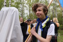 Открытие памятника школьному портфелю в Нижнем Новгороде