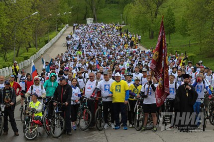 XII Открытый велопробег Дорога Минина стартовал в Нижнем Новгороде