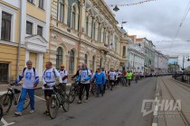 XII Открытый велопробег Дорога Минина стартовал в Нижнем Новгороде