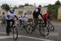 XII Открытый велопробег Дорога Минина стартовал в Нижнем Новгороде