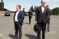 Депутаты Думы Нижнего Новгорода Герман Карачевский и Игорь Нагорный (слева направо)