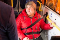 Церемония вручения ключей от 50 новых городских автобусов в Нижнем Новгороде