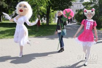 Парад блондинок прошел в Нижнем Новгороде