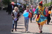 Городской фестиваль Город детства прошел на Театральной площади в Нижнем Новгороде