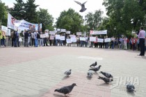 Митинг обманутых дольщиков прошел на площади Маркина в Нижнем Новгороде