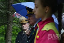 Траурный митинг, посвященный Дню памяти и скорби на кладбище Марьина роща