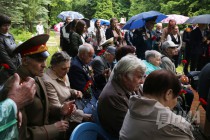 Траурный митинг, посвященный Дню памяти и скорби на кладбище Марьина роща