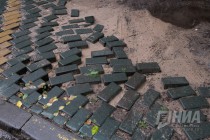 Состояние брусчастки на ул. Звездинке