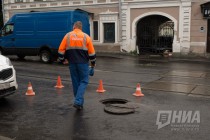 Работы Водоканала на ул. Ильинской