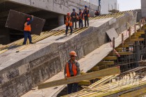 Ход строительства стадиона в Нижнем Новгороде к Чемпионату мира по футболу в 2018 году