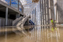 Ход строительства стадиона в Нижнем Новгороде к Чемпионату мира по футболу в 2018 году