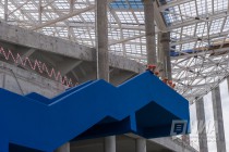 Ход строительства стадиона в Нижнем Новгороде к Чемпионату мира по футболу в 2018 году