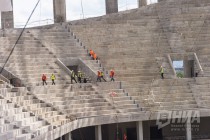 Ход строительства стадиона в Нижнем Новгороде к Чемпионату мира по футболу в 2018 году