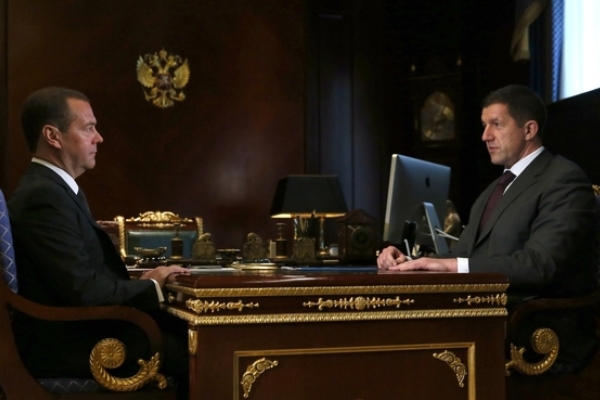 Дмитрий Медведев и Михаил Осеевский